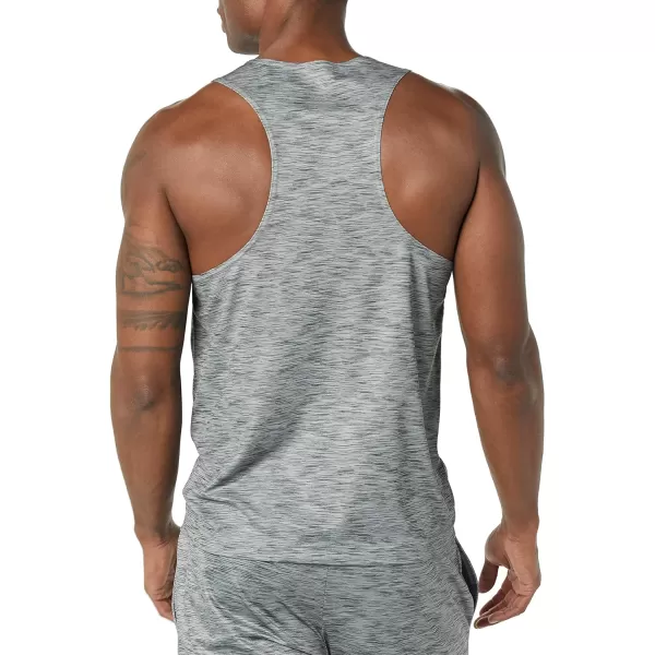 Amazon Essentials Mens Active Performance Tech Racerback TankGrey Heather