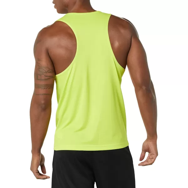 Amazon Essentials Mens Active Performance Tech Racerback TankLime Green