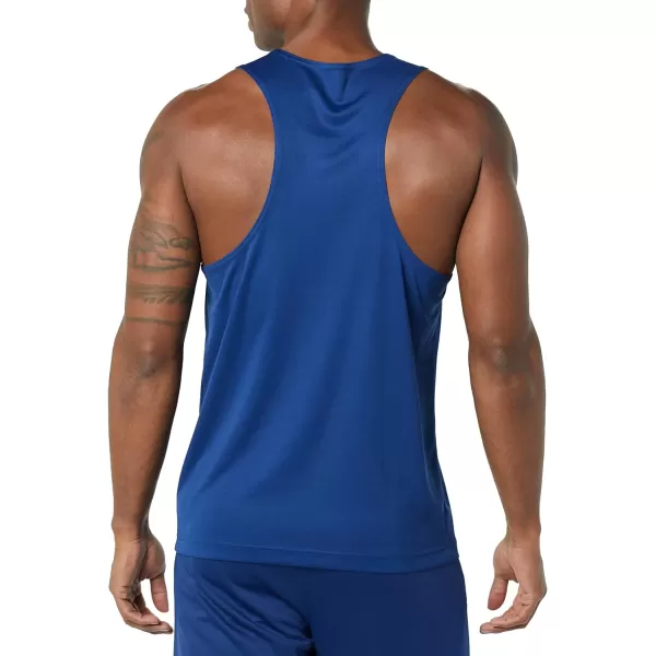 Amazon Essentials Mens Active Performance Tech Racerback TankNavy