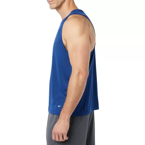 Amazon Essentials Mens Active Performance Tech Racerback TankNavy