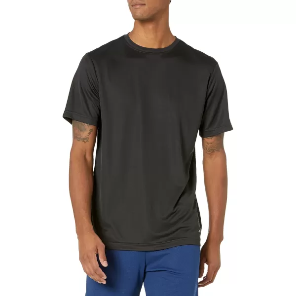 Amazon Essentials Mens Active Performance Tech TShirt Available in Big amp Tall Pack of 2Black