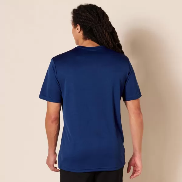 Amazon Essentials Mens Active Performance Tech TShirt Available in Big amp Tall Pack of 2BurgundyNavy