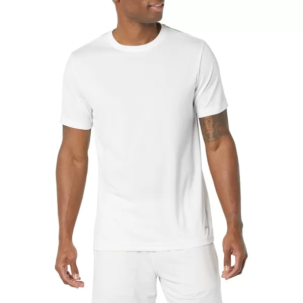 Amazon Essentials Mens Active Performance Tech TShirt Available in Big amp Tall Pack of 2BurgundyWhite