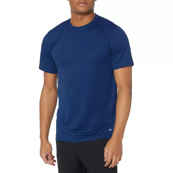 Amazon Essentials Mens Active Performance Tech TShirt Available in Big amp Tall Pack of 2OrangeNavy