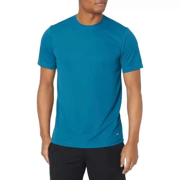 Amazon Essentials Mens Active Performance Tech TShirt Available in Big amp Tall Pack of 2Teal BlueNavy