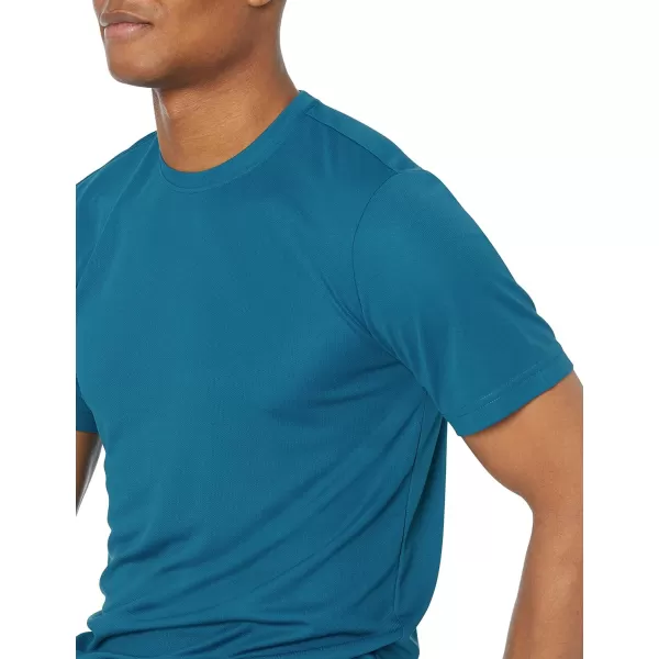 Amazon Essentials Mens Active Performance Tech TShirt Available in Big amp Tall Pack of 2Teal BlueNavy