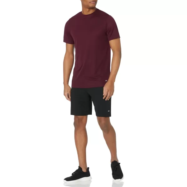 Amazon Essentials Mens Active Performance Tech TShirt Pack of 2BurgundyNavy