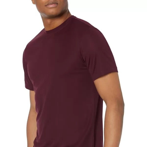 Amazon Essentials Mens Active Performance Tech TShirt Pack of 2BurgundyNavy