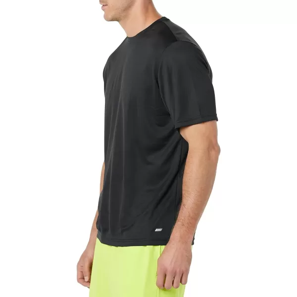 Amazon Essentials Mens Active Performance Tech TShirt Pack of 2Lime GreenBlack