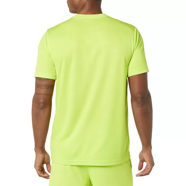 Amazon Essentials Mens Active Performance Tech TShirt Pack of 2Lime GreenBlack