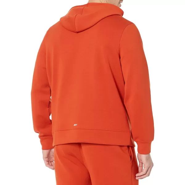 Amazon Essentials Mens Active Sweat Hooded SweatshirtRust Orange