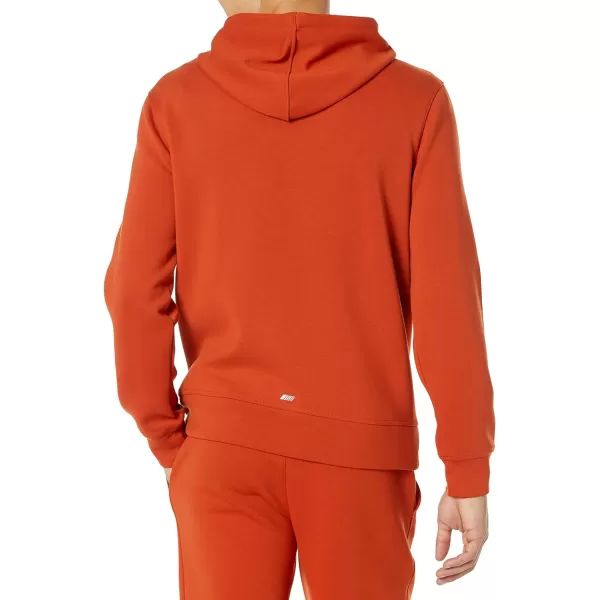 Amazon Essentials Mens Active Sweat Hooded SweatshirtRust Orange