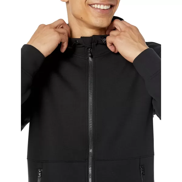 Amazon Essentials Mens Active Sweat Zip Through Hooded Sweatshirt Available in Big amp TallBlack