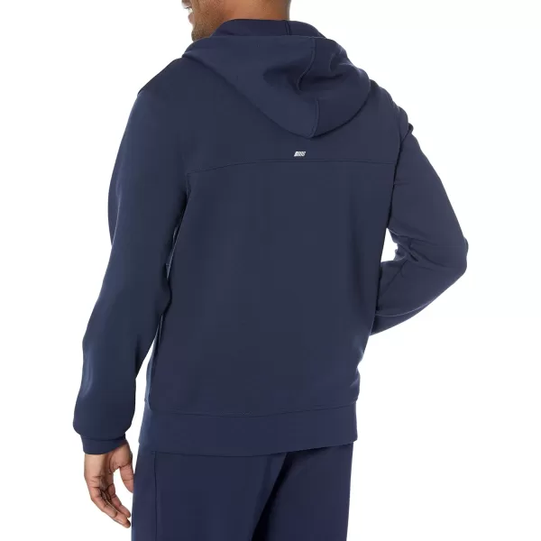 Amazon Essentials Mens Active Sweat Zip Through Hooded Sweatshirt Available in Big amp TallNavy