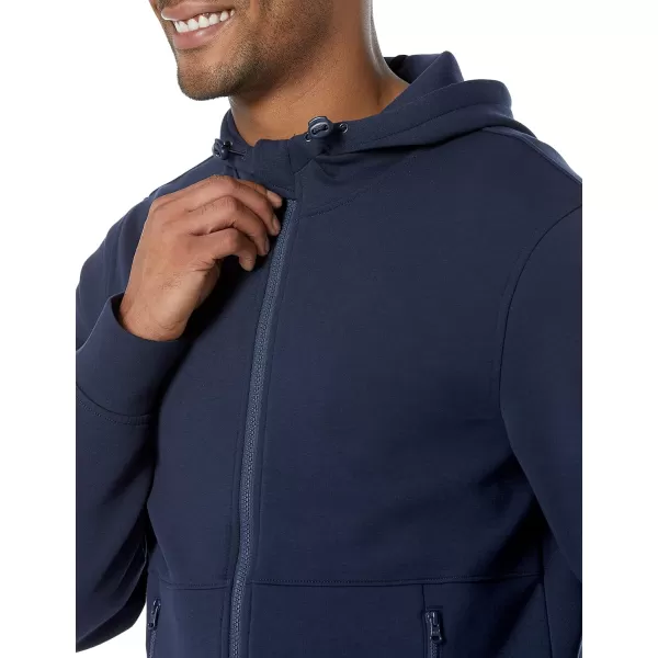 Amazon Essentials Mens Active Sweat Zip Through Hooded Sweatshirt Available in Big amp TallNavy