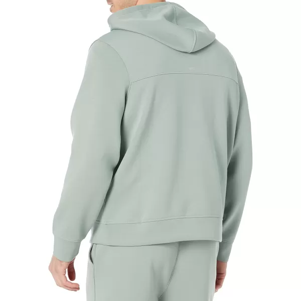 Amazon Essentials Mens Active Sweat Zip Through Hooded Sweatshirt Available in Big amp TallSage Green