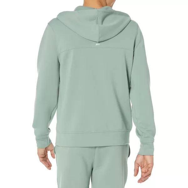 Amazon Essentials Mens Active Sweat Zip Through Hooded Sweatshirt Available in Big amp TallSage Green