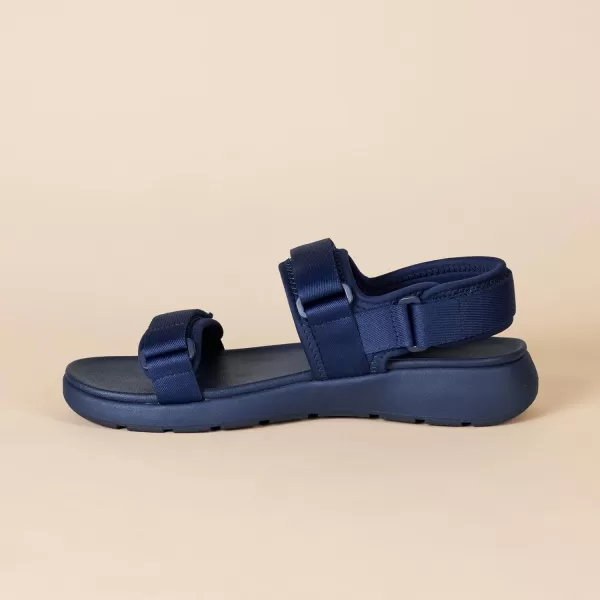 Amazon Essentials Mens Adjustable Triple Strap SandalNavy