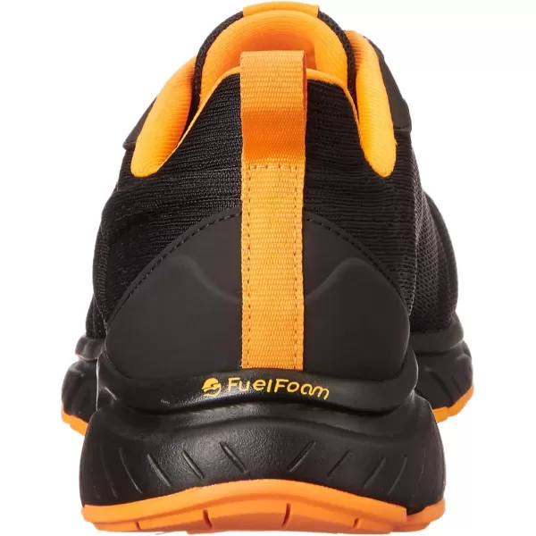 Amazon Essentials Mens All Day Comfort SlipResistant AlloyToe Safety Work ShoeBlackOrange