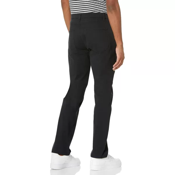 Amazon Essentials Mens AthleticFit 5Pocket Stretch Twill Pant Available in Big amp TallBlack