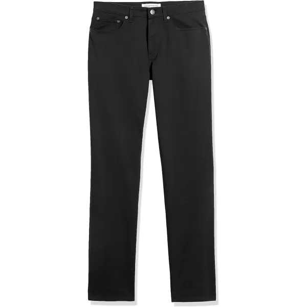 Amazon Essentials Mens AthleticFit 5Pocket Stretch Twill Pant Available in Big amp TallBlack