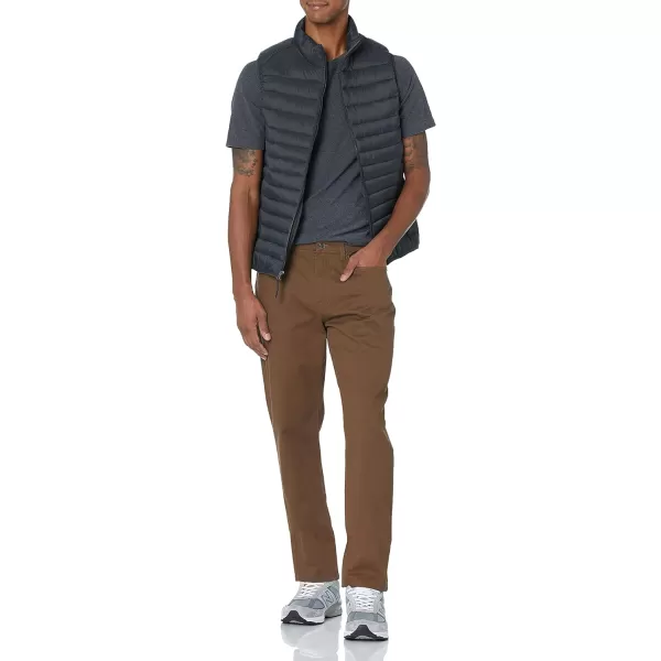 Amazon Essentials Mens AthleticFit 5Pocket Stretch Twill Pant Available in Big amp TallBrown
