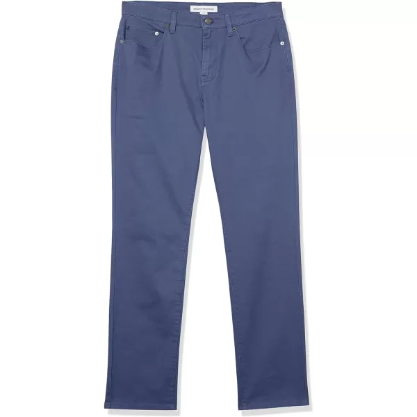 Amazon Essentials Mens AthleticFit 5Pocket Stretch Twill Pant Available in Big amp TallIndigo
