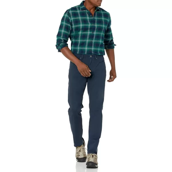 Amazon Essentials Mens AthleticFit 5Pocket Stretch Twill Pant Available in Big amp TallNavy
