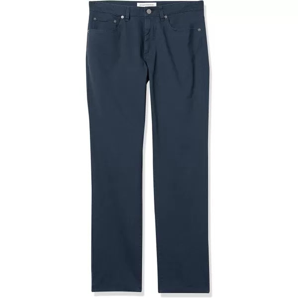 Amazon Essentials Mens AthleticFit 5Pocket Stretch Twill Pant Available in Big amp TallNavy