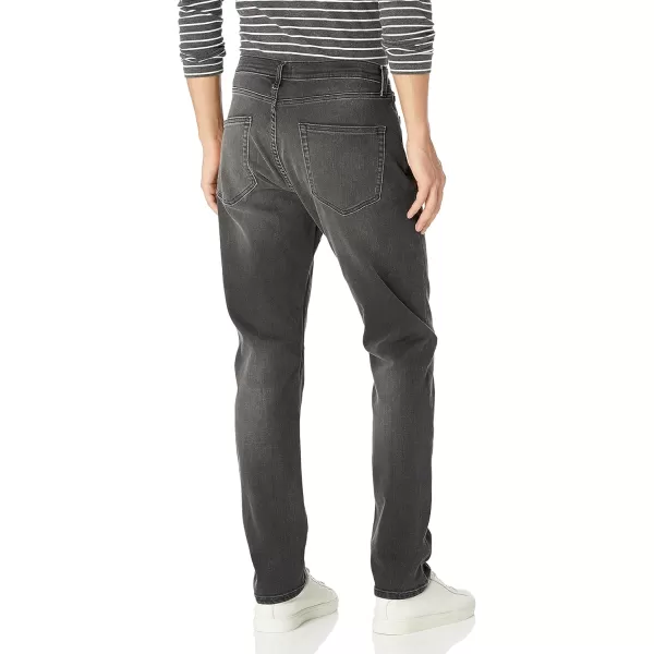 Amazon Essentials Mens AthleticFit Jean Previously GoodthreadsBlack Sanded