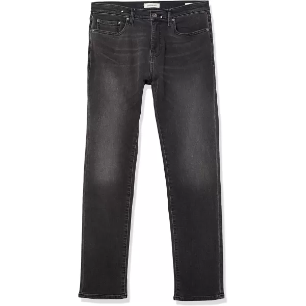 Amazon Essentials Mens AthleticFit Jean Previously GoodthreadsBlack Sanded
