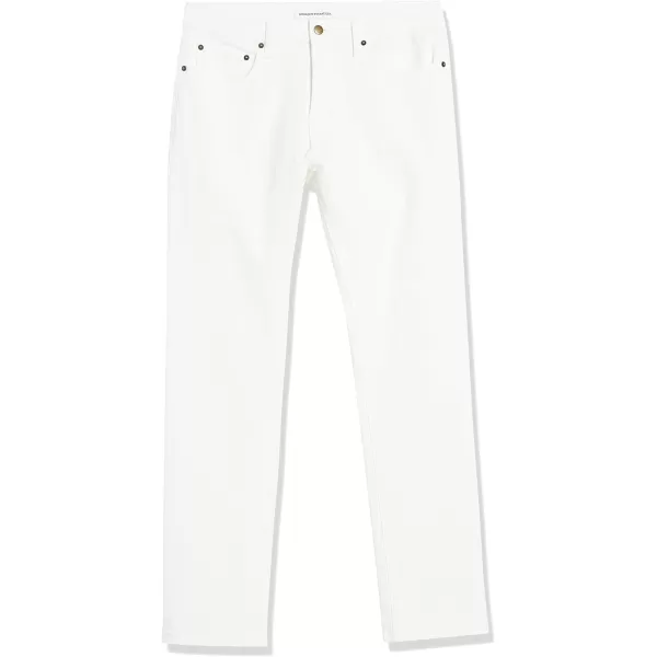 Amazon Essentials Mens AthleticFit Stretch JeanBright White