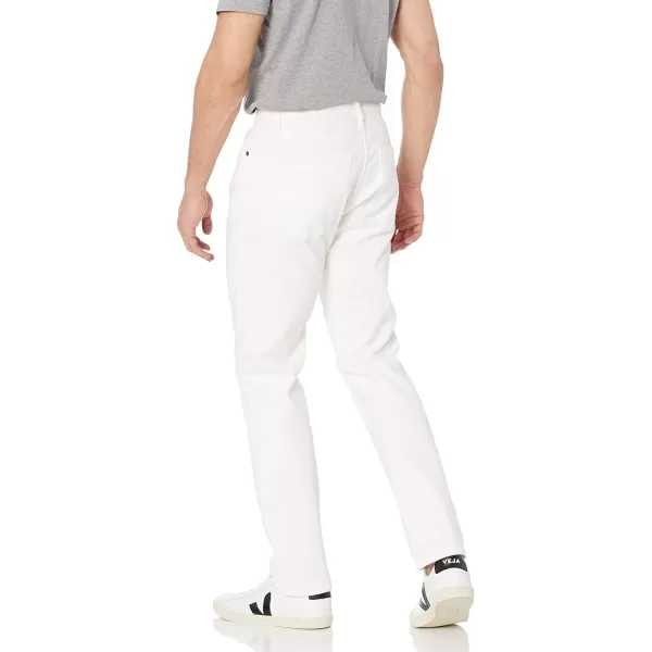 Amazon Essentials Mens AthleticFit Stretch JeanBright White