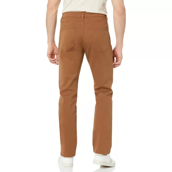 Amazon Essentials Mens AthleticFit Stretch JeanDark Khaki Brown