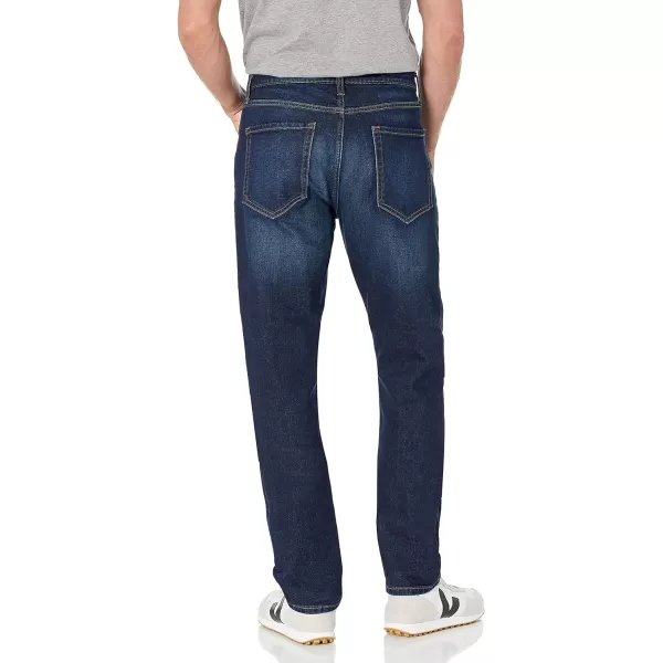 Amazon Essentials Mens AthleticFit Stretch JeanIndigo Wash