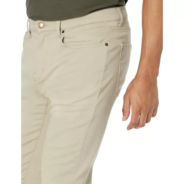 Amazon Essentials Mens AthleticFit Stretch JeanLight Khaki Brown