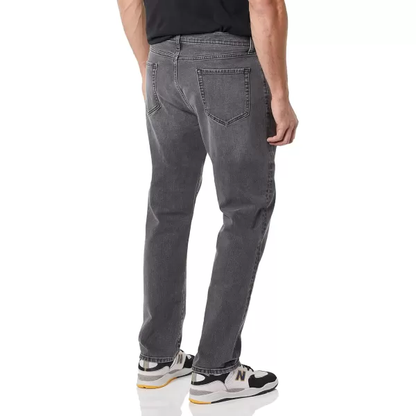 Amazon Essentials Mens AthleticFit Stretch JeanWashed Grey