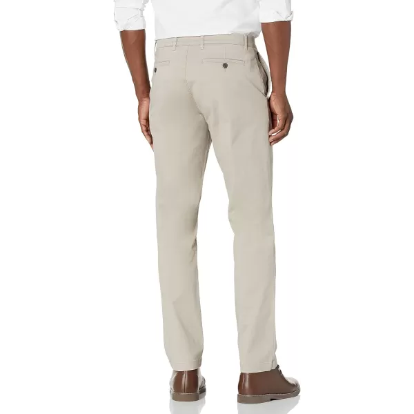 Amazon Essentials Mens AthleticFit Washed Comfort Stretch Chino Pant Previously GoodthreadsLight Khaki Brown