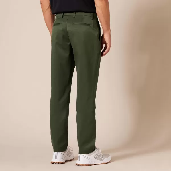 Amazon Essentials Mens Athleticfit Stretch Golf Pants Available in Big  TallDark Olive