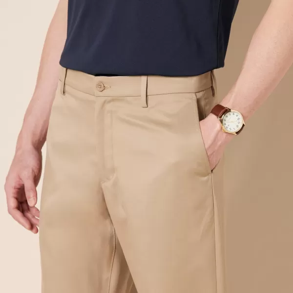 Amazon Essentials Mens Athleticfit Stretch Golf Pants Available in Big  TallKhaki Brown