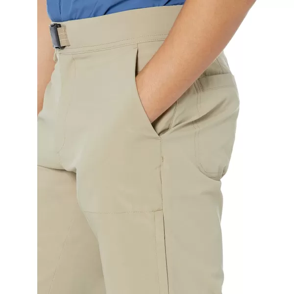 Amazon Essentials Mens Belted Moisture Wicking Hiking PantLight Khaki Brown