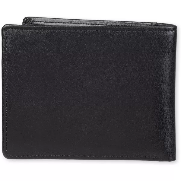 Amazon Essentials Mens Bifold Wallet with Coin PocketBlack