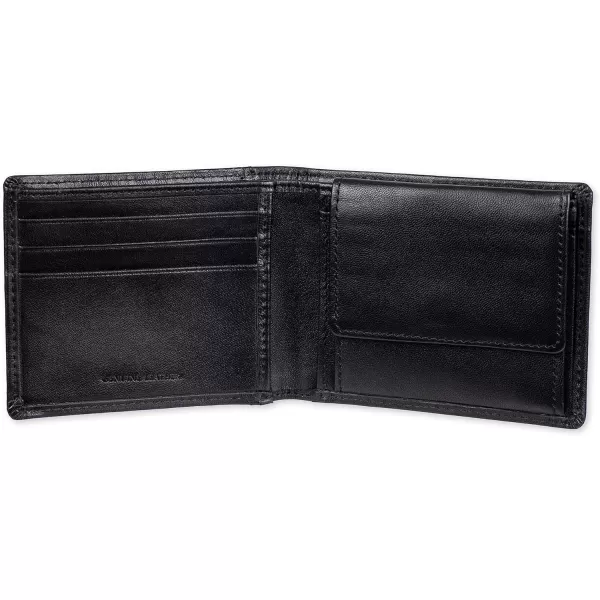 Amazon Essentials Mens Bifold Wallet with Coin PocketBlack