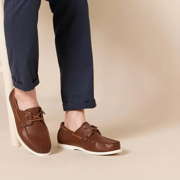 Amazon Essentials Mens Boat ShoeBrown