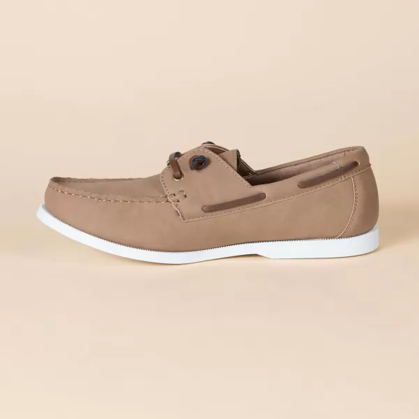 Amazon Essentials Mens Boat ShoeKhaki Brown