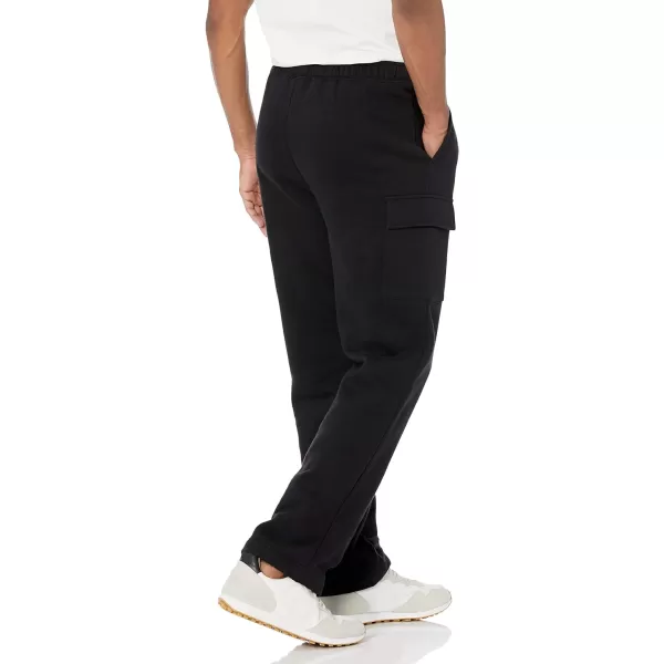 Amazon Essentials Mens Cargo Fleece SweatpantBlack