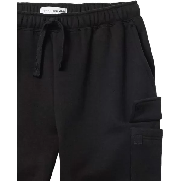 Amazon Essentials Mens Cargo Fleece SweatpantBlack