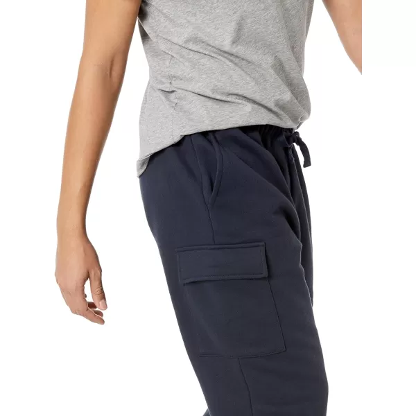 Amazon Essentials Mens Cargo Fleece SweatpantNavy
