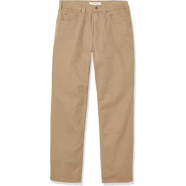 Amazon Essentials Mens Carpenter Jean with Tool PocketsKhaki Brown