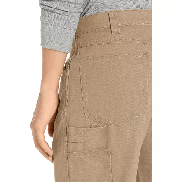 Amazon Essentials Mens Carpenter Jean with Tool PocketsKhaki Brown